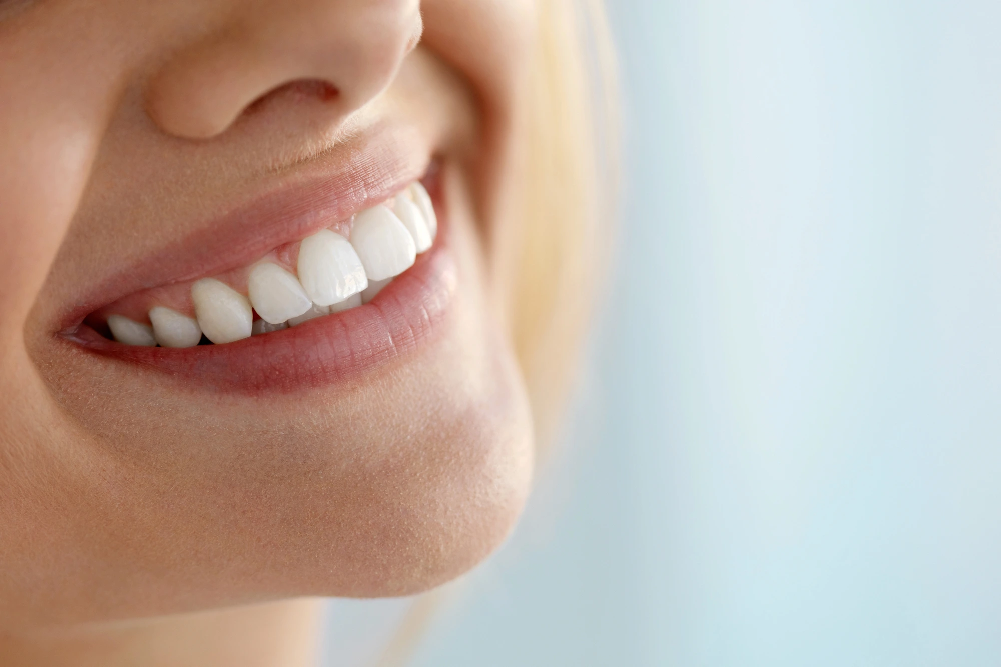 close up of smile after going to Charlotte center for cosmetic dentistry (1)