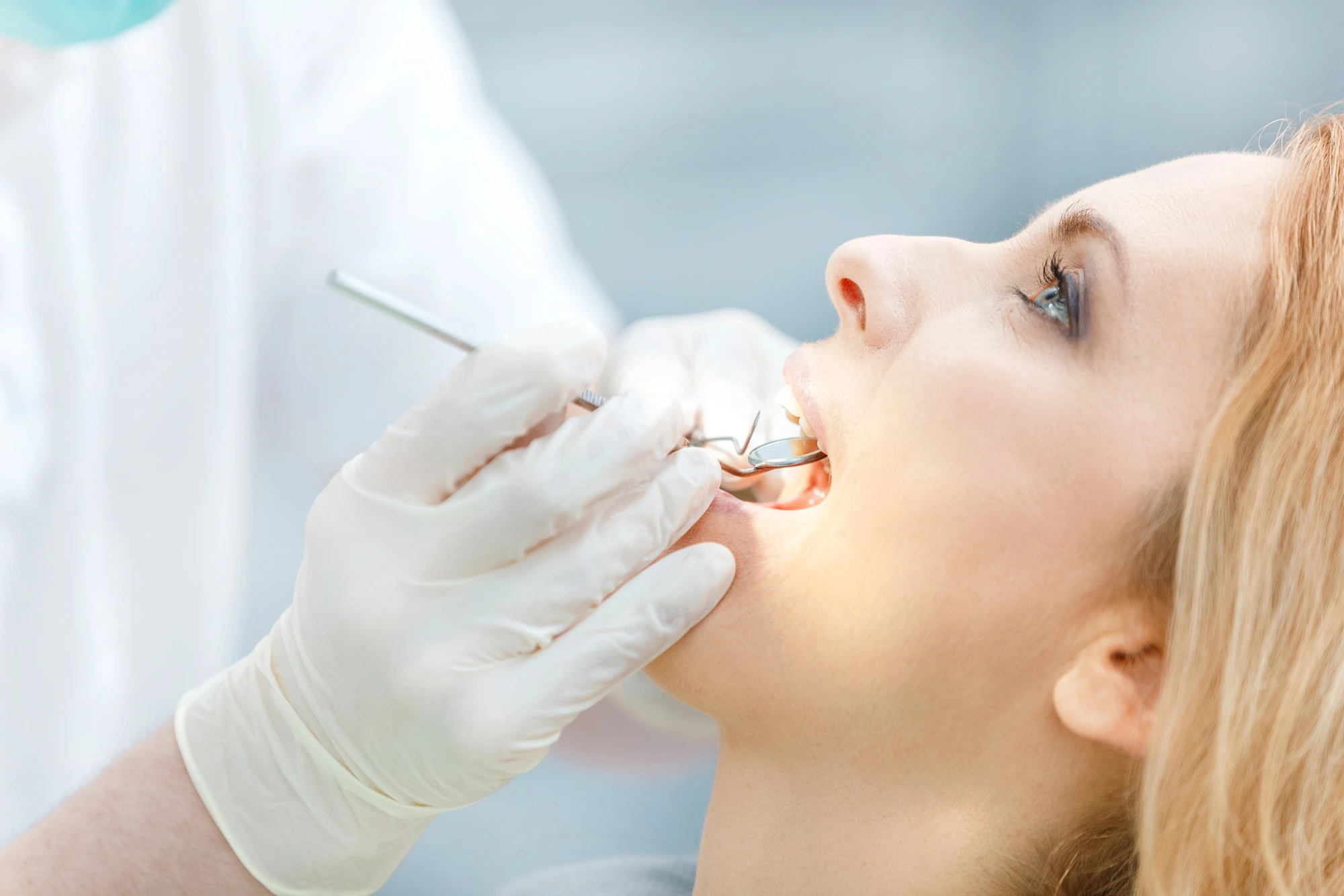 patient receiving tooth fillings in Park Road, NC